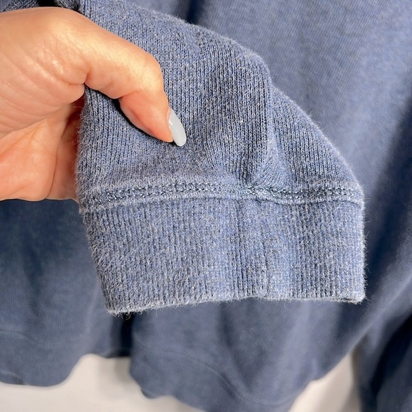 Tommy Bahama Relax 100% Cotton Sweatshirt Blue Swordfish Quarter Zip XL - Picture 6 of 9